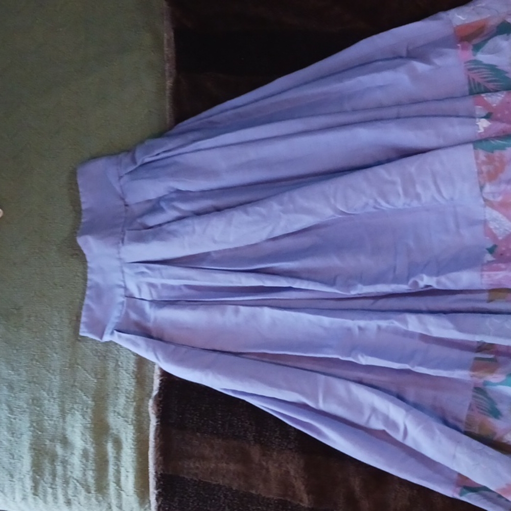 Handmade purple maxi skirt